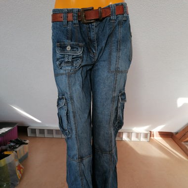 Cargo Jeans / Street one 32, ca Gr. 40
