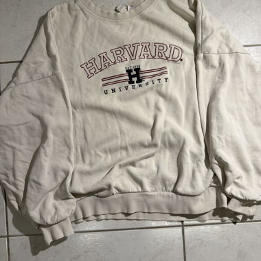Sweatshirt beige Harvard University