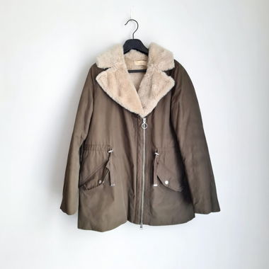 Veste d'hiver Camaïeu, kaki - Taille 40 (FR 42)