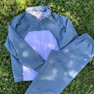 Adidas Vintage Tracksuit Mens Blue