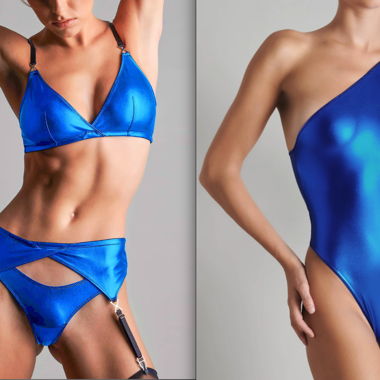 Maison Close Lingerie Set "Blue Angel"