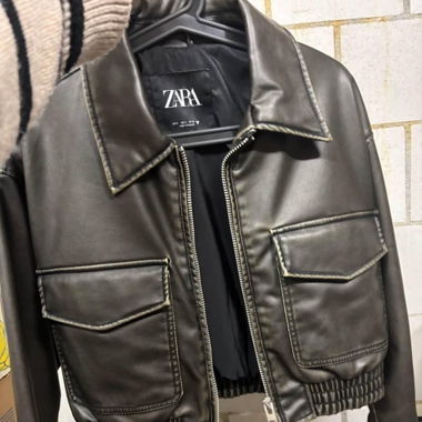 Zara Lederjacke