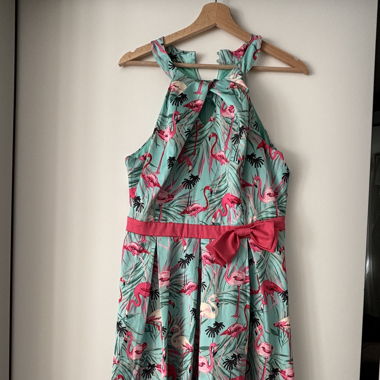 Lindy Bop Kleid, Neckholder, Vintage Reproduktion