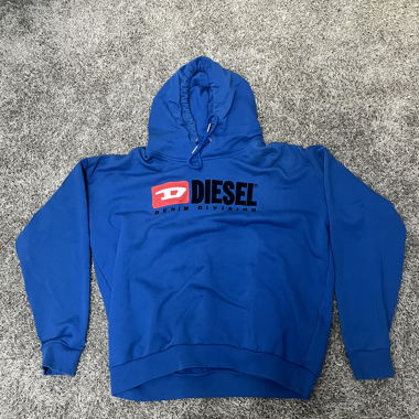 Diesel Hoodie XL Vintage Denim Division Blau