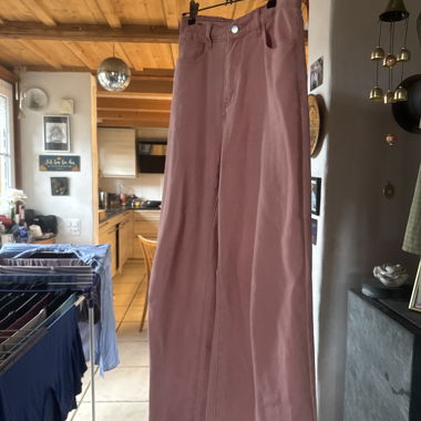 Jeans baggy rosa/rosa
