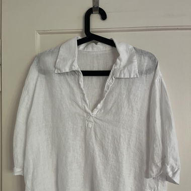 Leinen Bluse