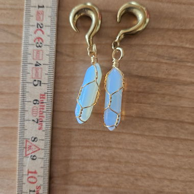 Boucles d'oreilles pour plugs