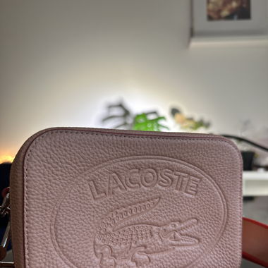 Tracolla Lacoste in pelle