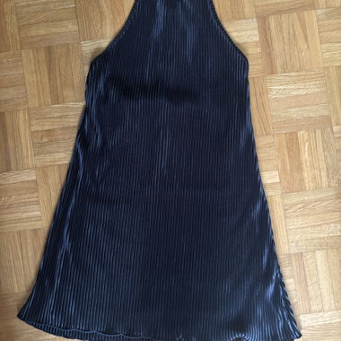 Pleated Halter Dress