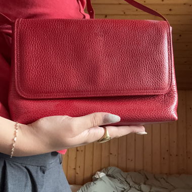 Borsa a tracolla rossa