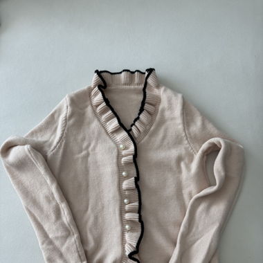 Pale pink cardigan