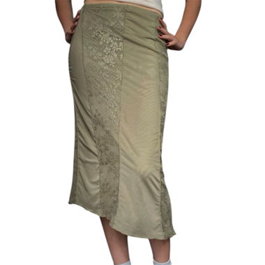 fairycore lace midi skirt