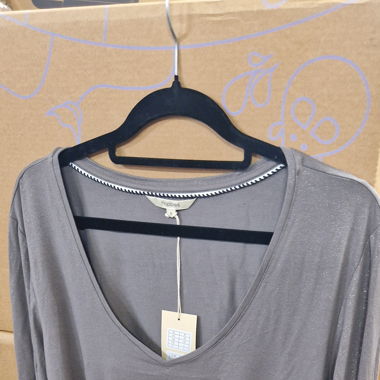 Langarm Shirt grau