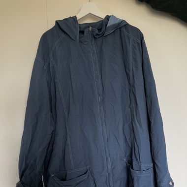 Blaue Jacke