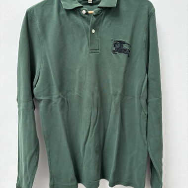 Polo Burberry London a maniche lunghe XL