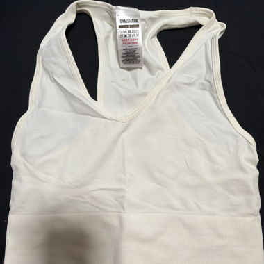 Weiße Gymshark Sport-BH