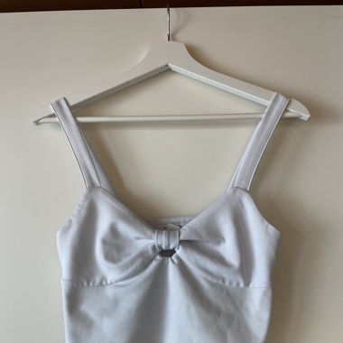 weisses Crop Top