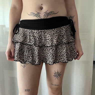 Leopard Print Skirt