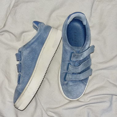 Sneakers Sandro in Velluto Blu (Taglia 36)