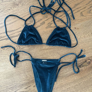 Bikini en velours Bershka