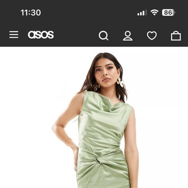 Robe demoiselle d’honneur verte