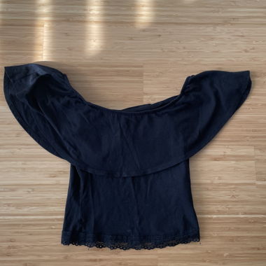 Schulterfreies Croptop