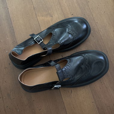 Bottines Mary Jane noires