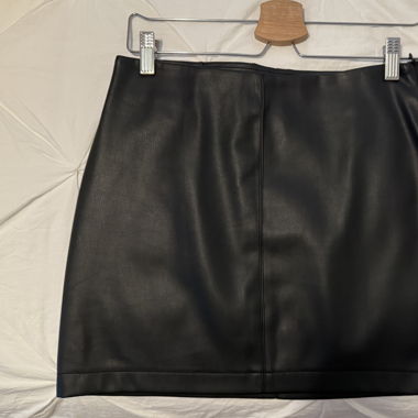 Jupe cuir 