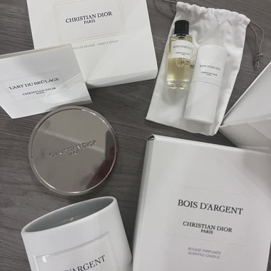 SET DIOR Duftkerze Bois d’argent