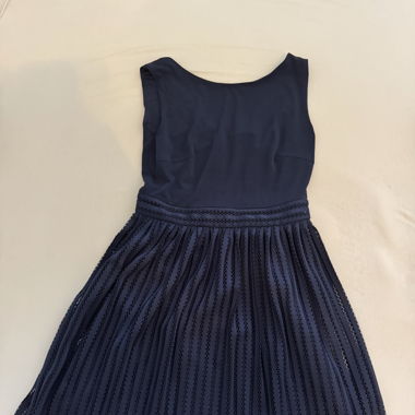 Blaues Cocktailkleid