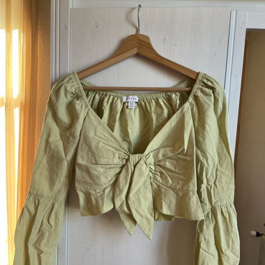 Grünes Topshop Oberteil