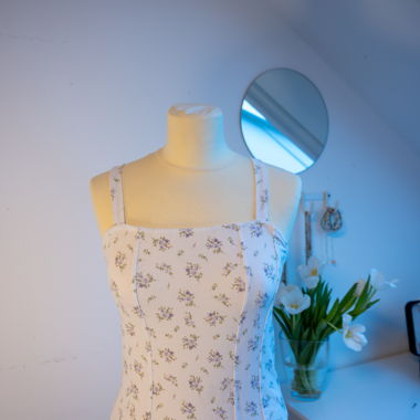 Floral Bodysuit with Straps