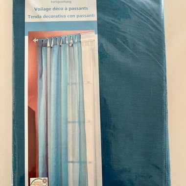 Türkis Vorhang 140 x 245 cm neu