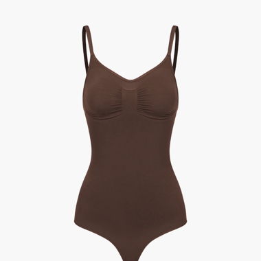 Brown Shaping Bodysuit creamyfabrics