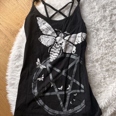 Debardeur noir Gothicana 