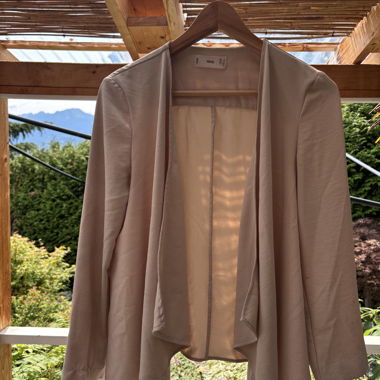 Beige Weste