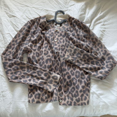 Leopard Cardigan Gr. S