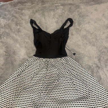 Abito SOGO nero a pois