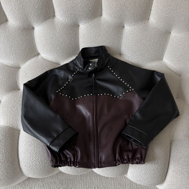 Veste en similicuir