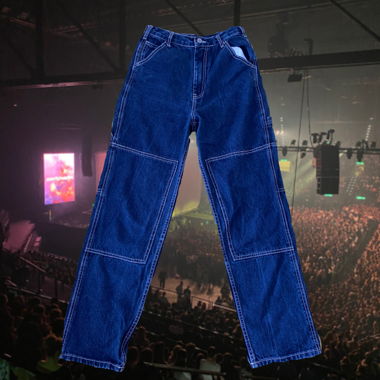 dark blue skater jeans