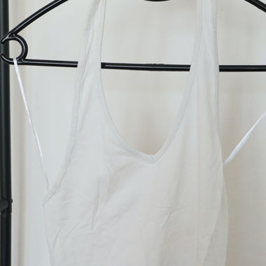 Top senza Maniche Bianco H&M