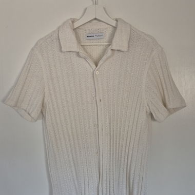 Polo in maglia Bershka