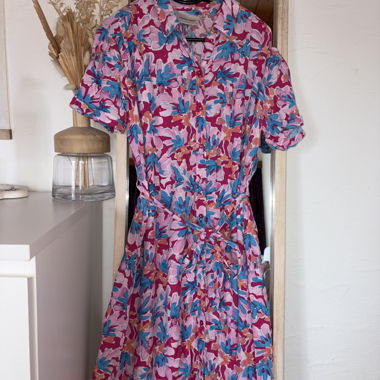 Fabienne Chapot - Robe chemise à motifs multicolores Gr. 36