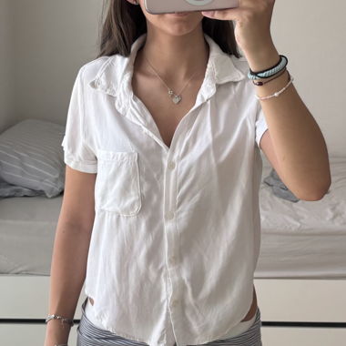 White short sleeve blouse 