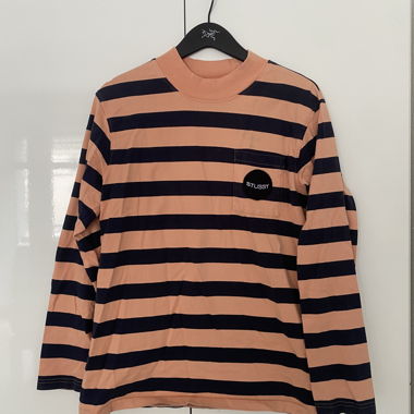 Stussy striped long sleeve top