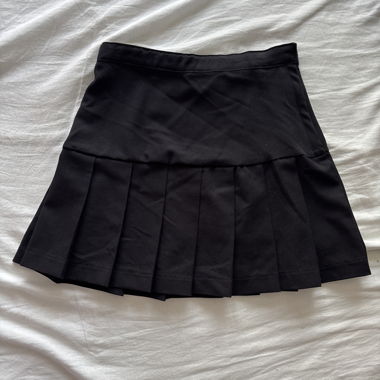 Jupe plissée noire