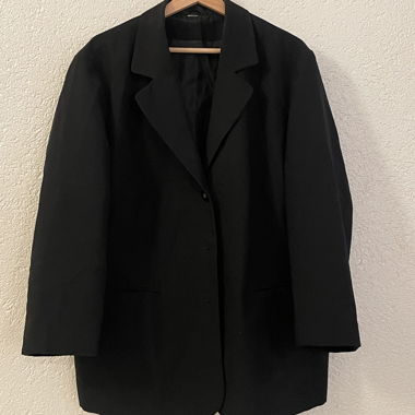 Blazer noir oversize