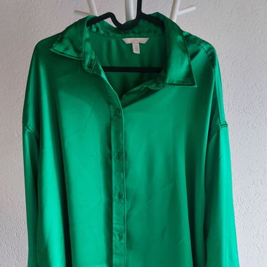 Green blouse