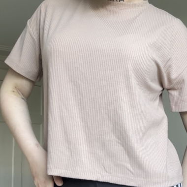 T-shirt Beige Grösse S