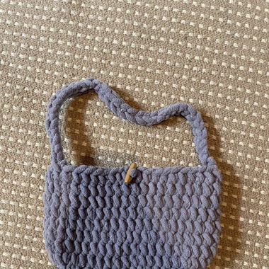 Kleine Tasche Flieder 